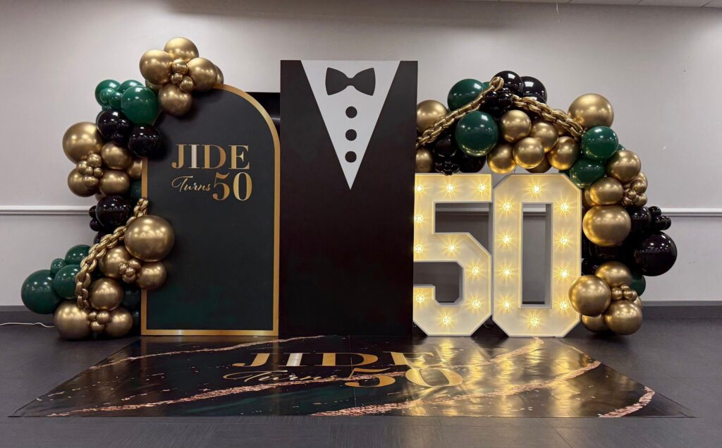 luxury balloon decoration services in Kent
